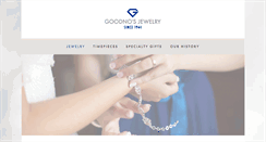 Desktop Screenshot of goodnosjewelry.com